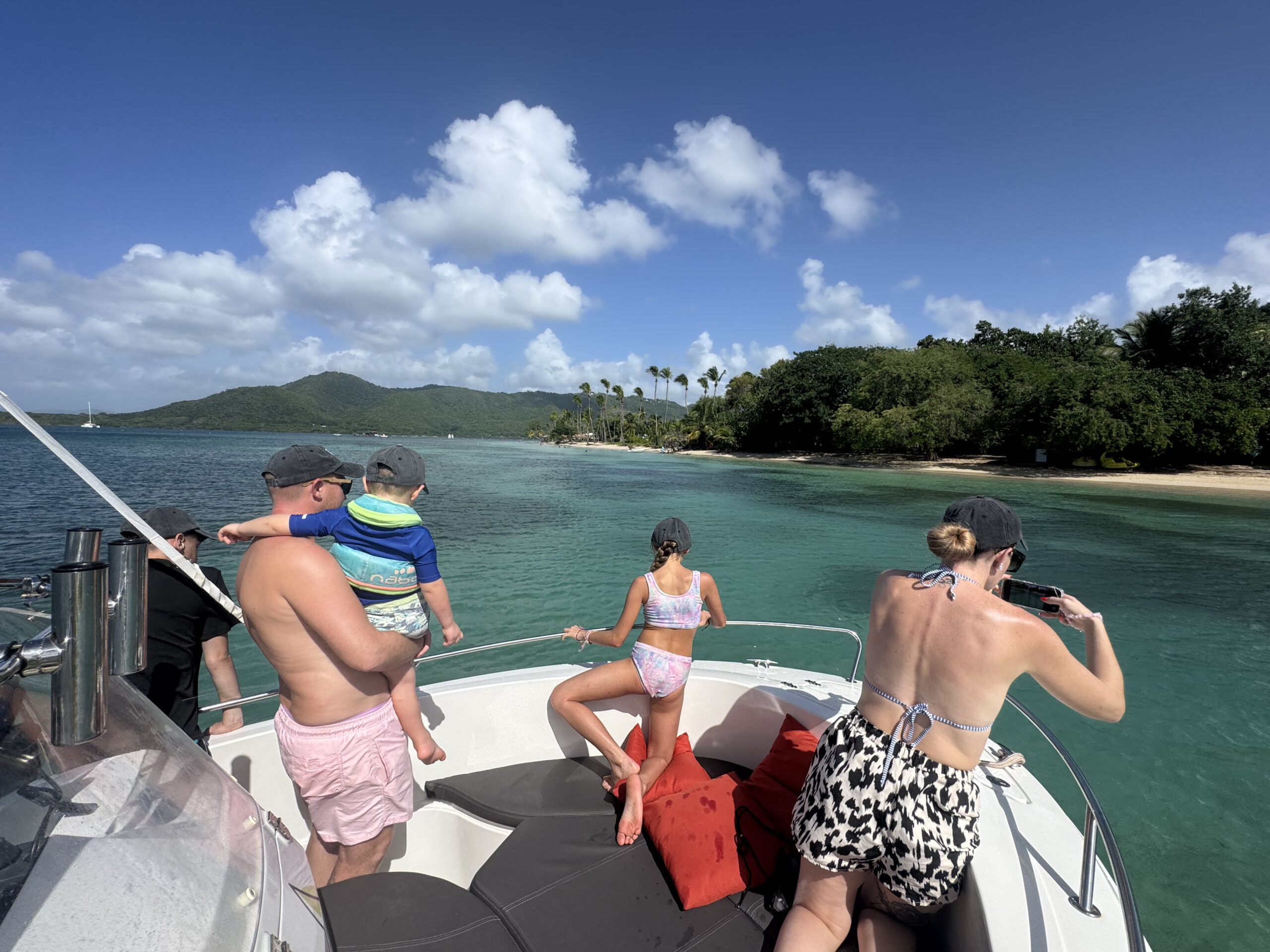 Balade en bateau au Rocher du Diamant en Martinique
