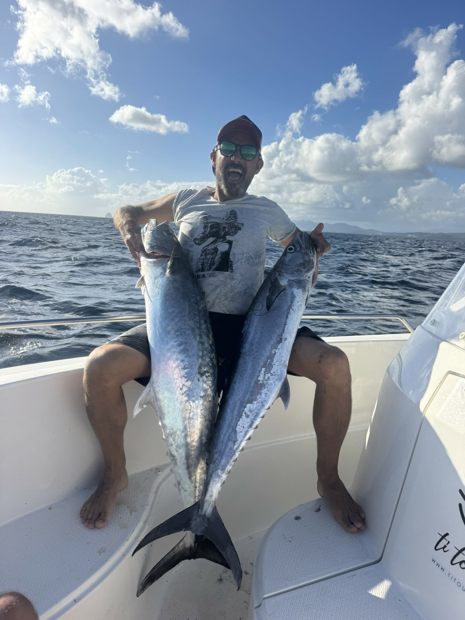 Sortie pêche en mer en Martinique avec Ti Tour Bato