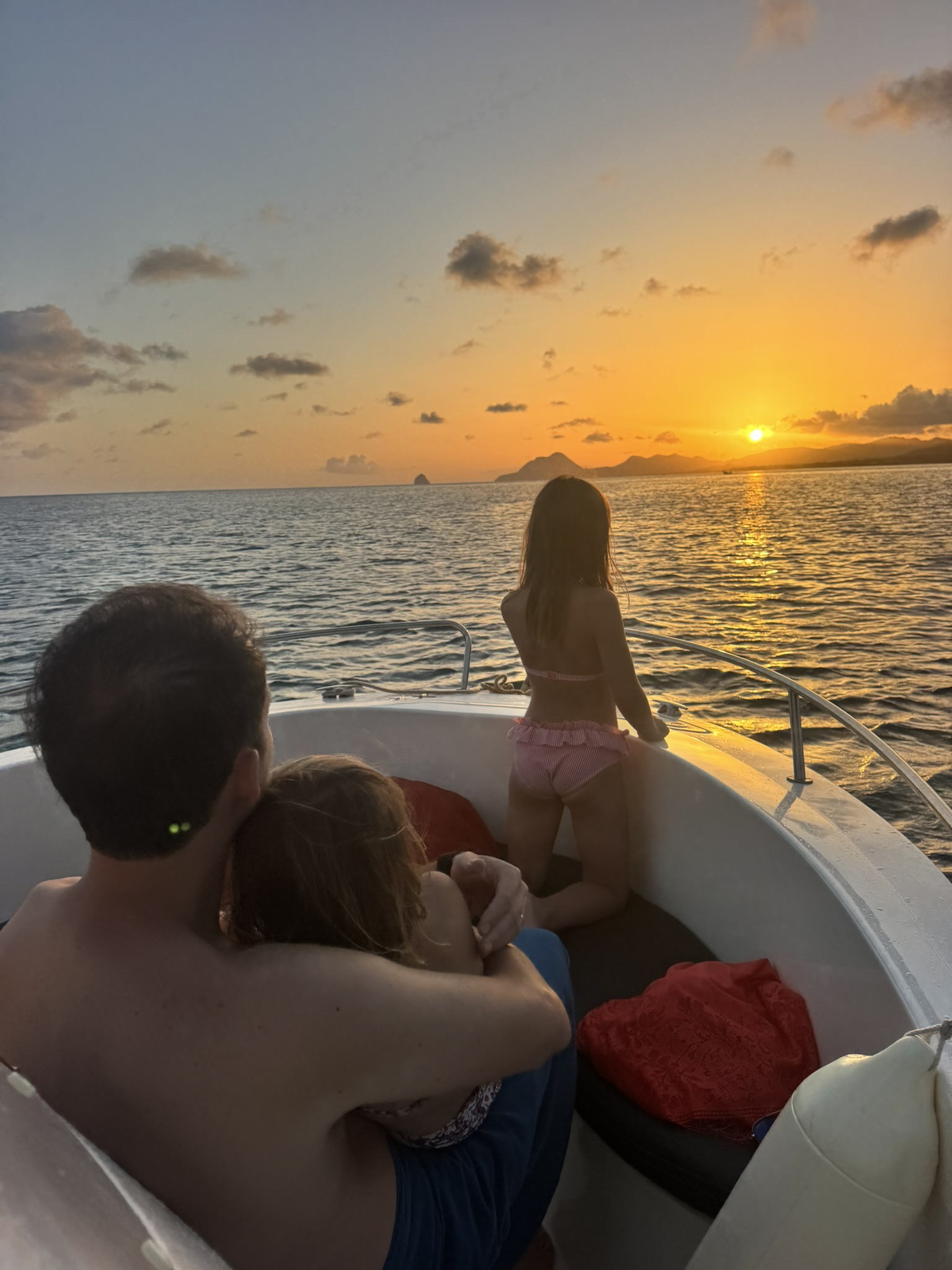 Sortie coucher de soleil en bateau en Martinique avec Ti Tour Bato