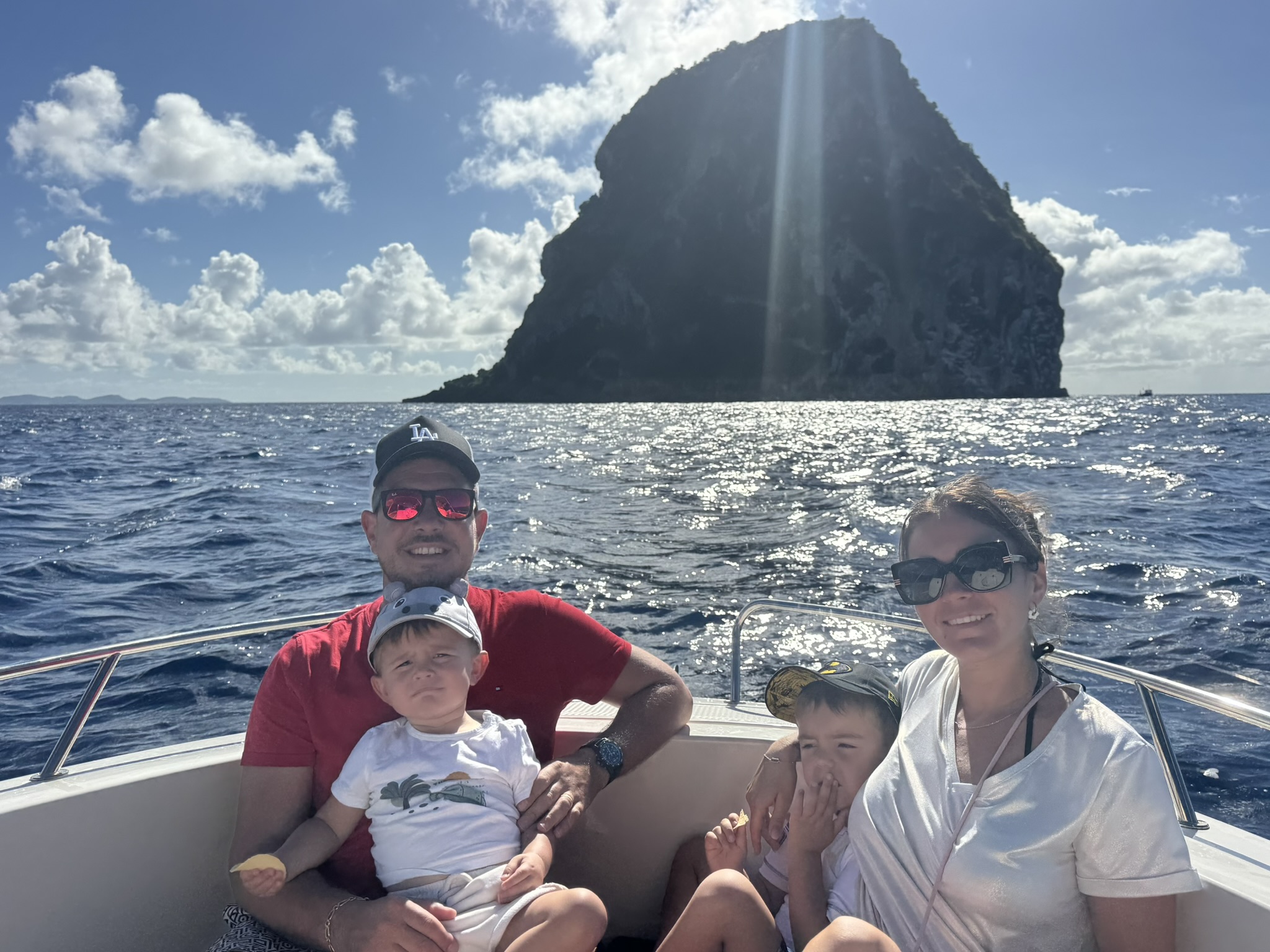 Excursion bateau autour du Rocher du Diamant