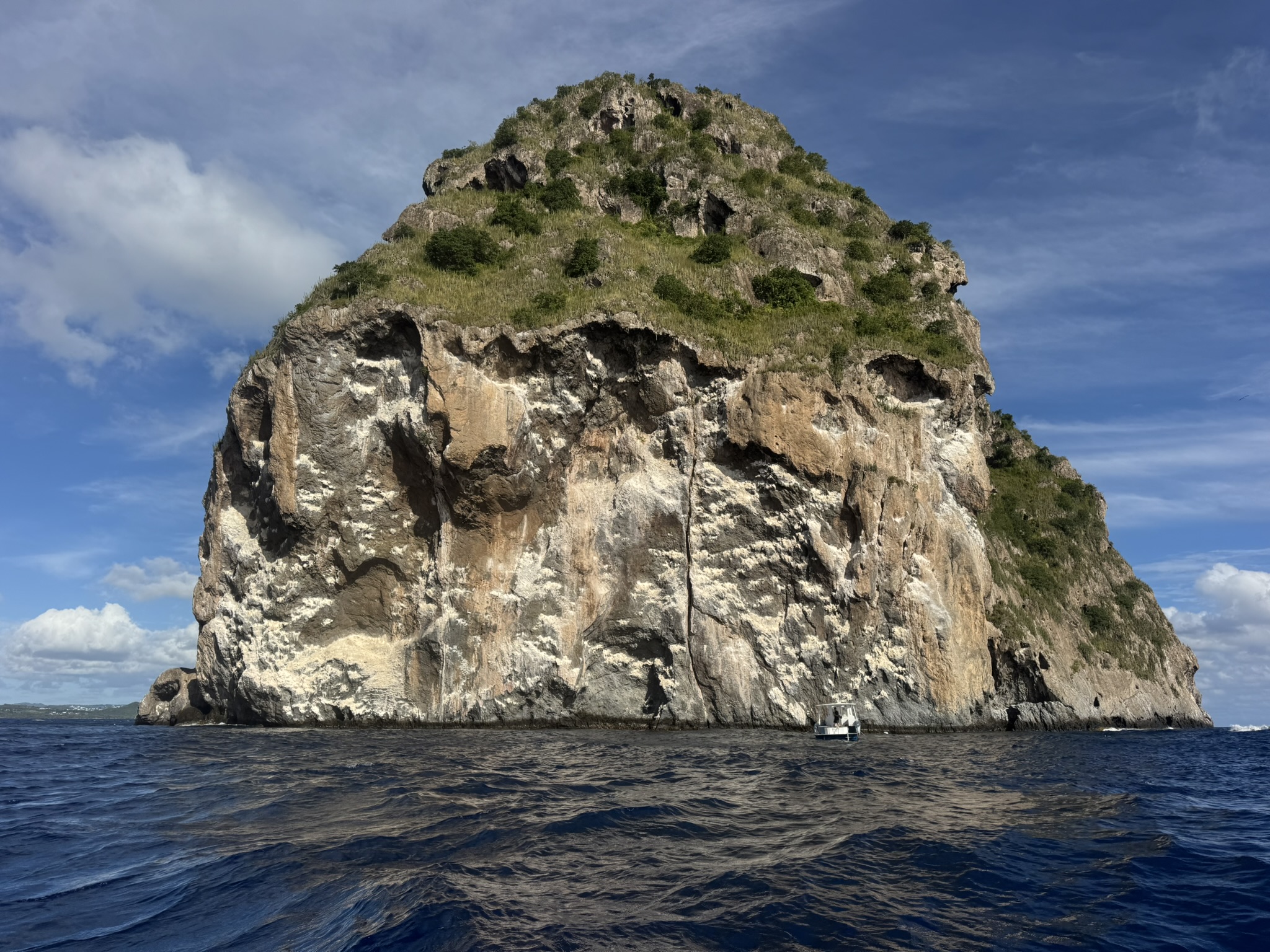 Sortie en bateau au Rocher du Diamant en Martinique